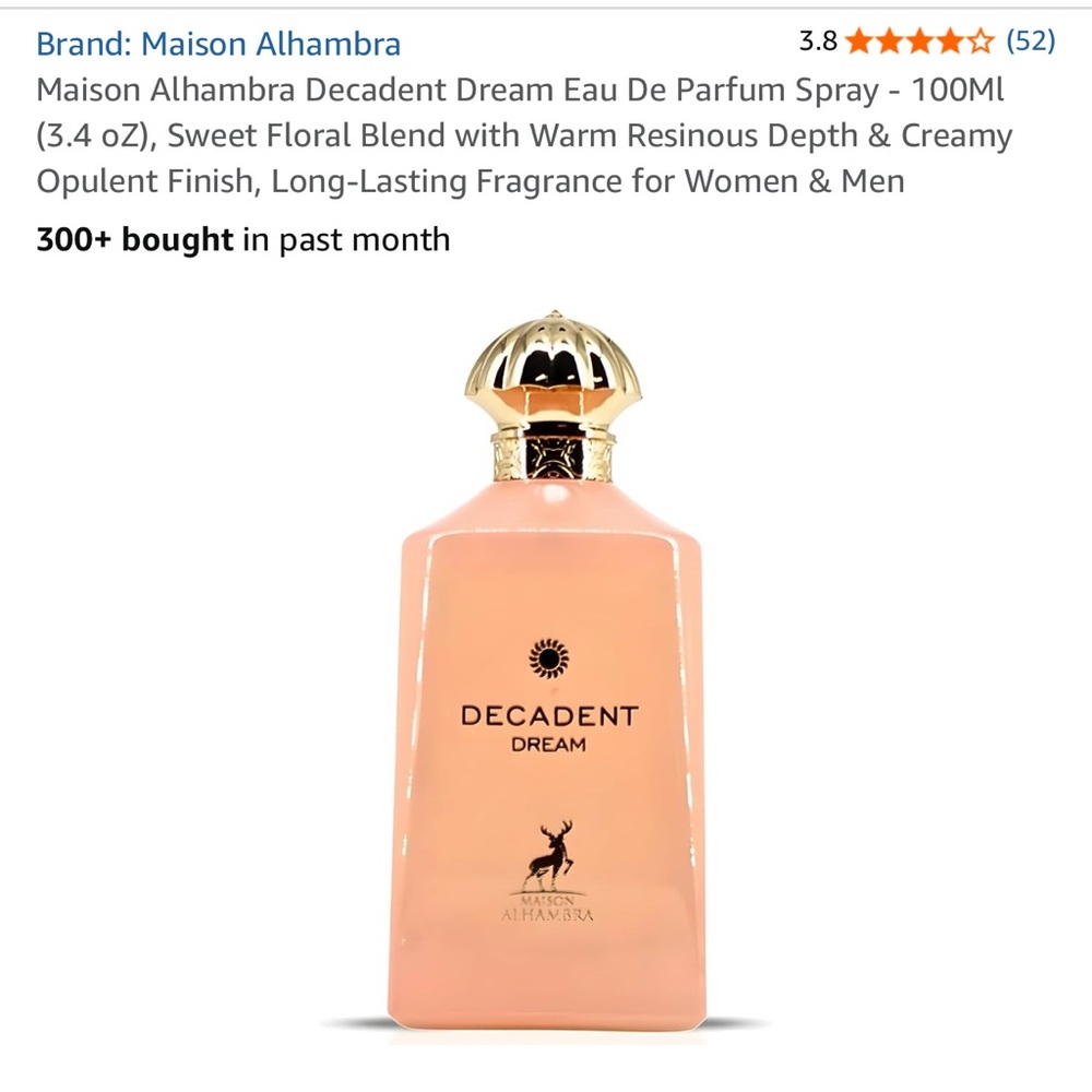 Maison Alhambra Decadent Dream Eau De Parfum Spray (Perfume)